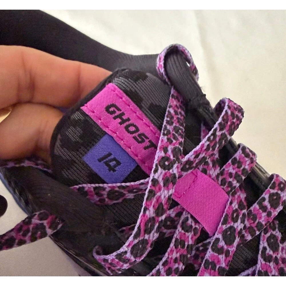 Brooks Ghost 14 Women's Leopard Print Athletic Shoes Size 8